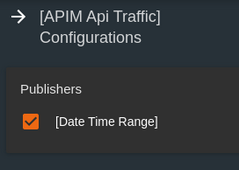 APIMApiTraffic configurations