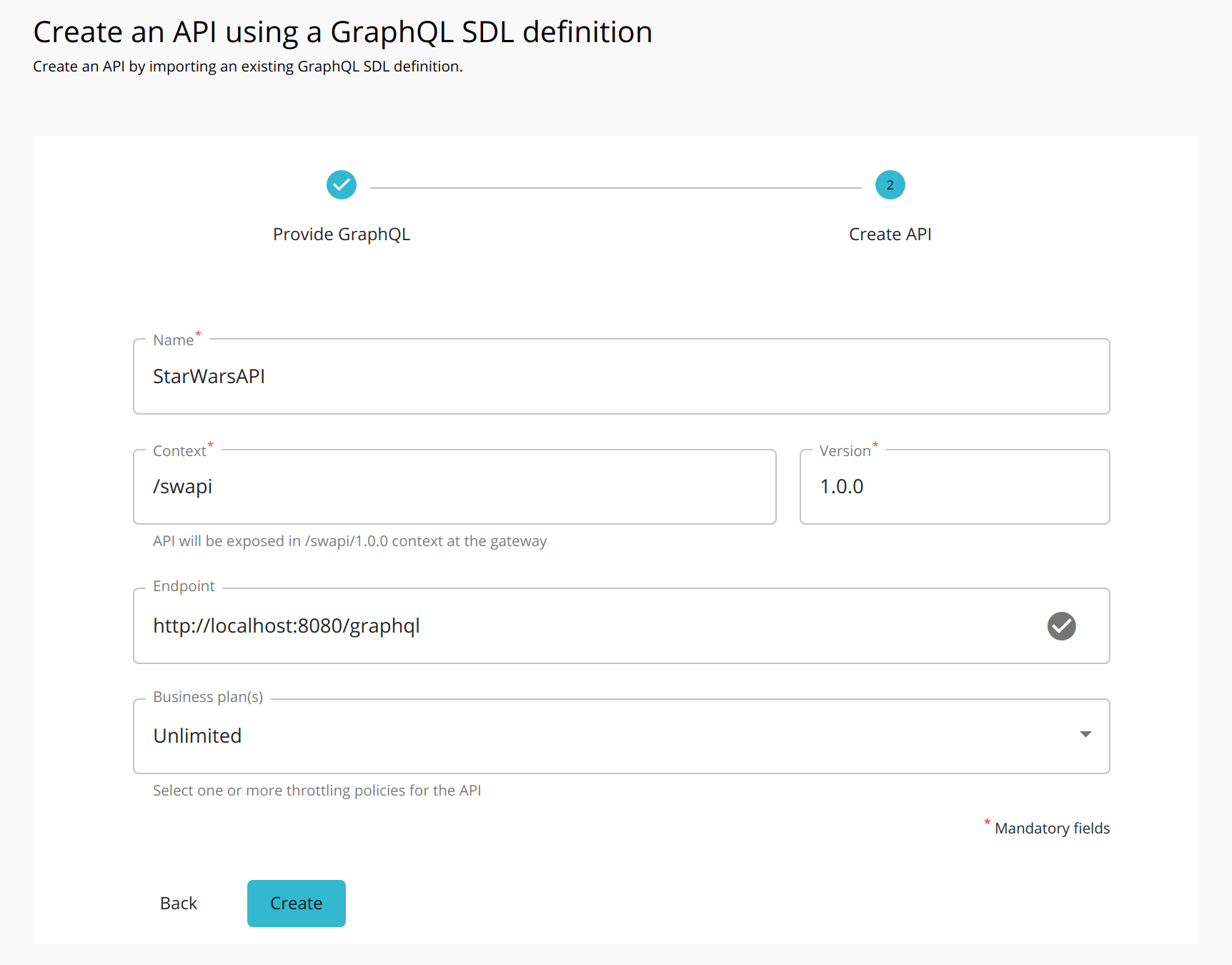 Add GraphQL API details