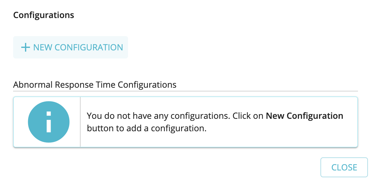 Add new abnormal response time configuration