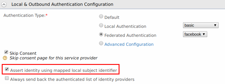 Select mapped local subject identifier