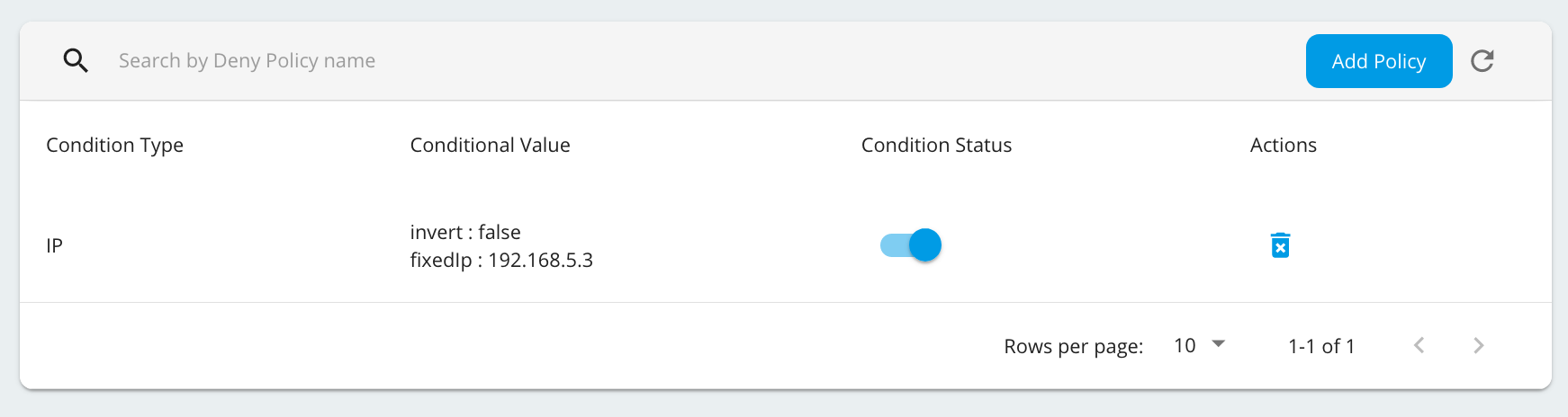 Advanced Rate Limit policy