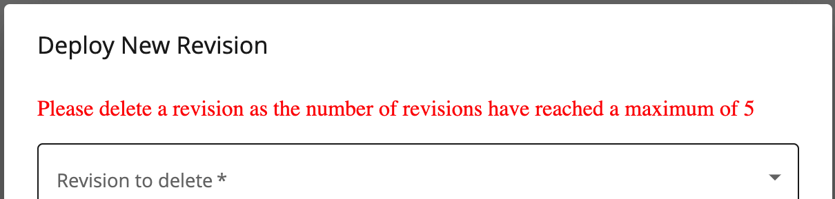 Delete revision if max count is reached