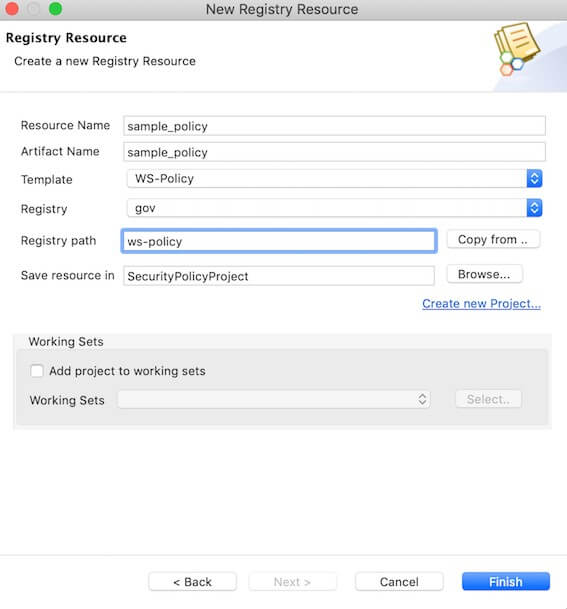 Registry resource details