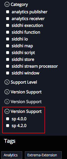 Version Support