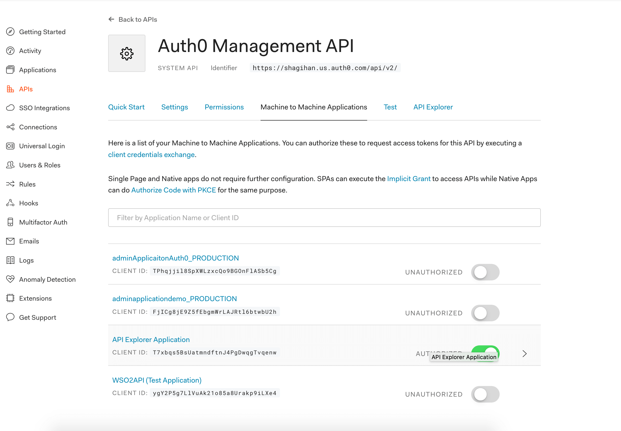 auth0 permission to use app