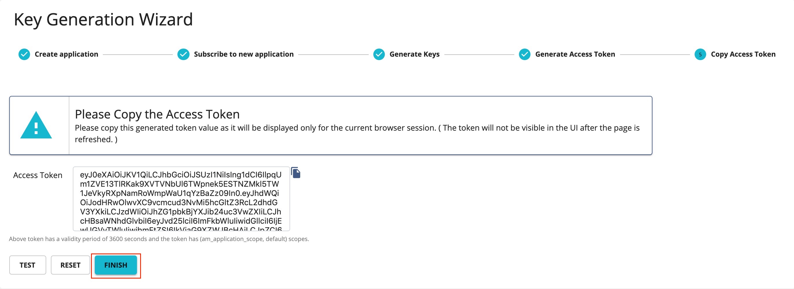 Authorization token