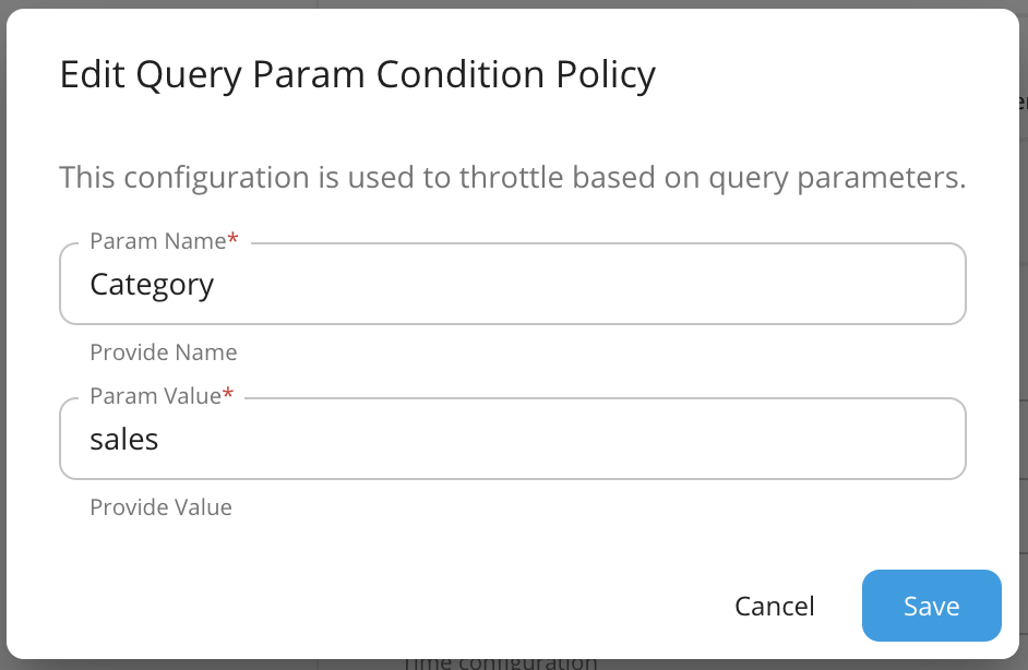 New advanced rate limiting query condition