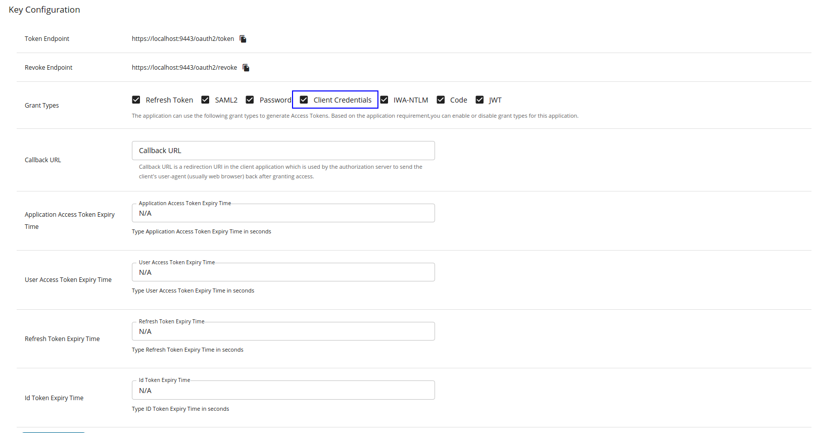 Client Credentials