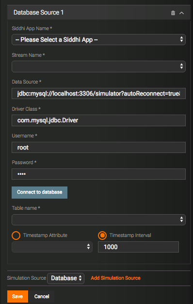 Configuring the database