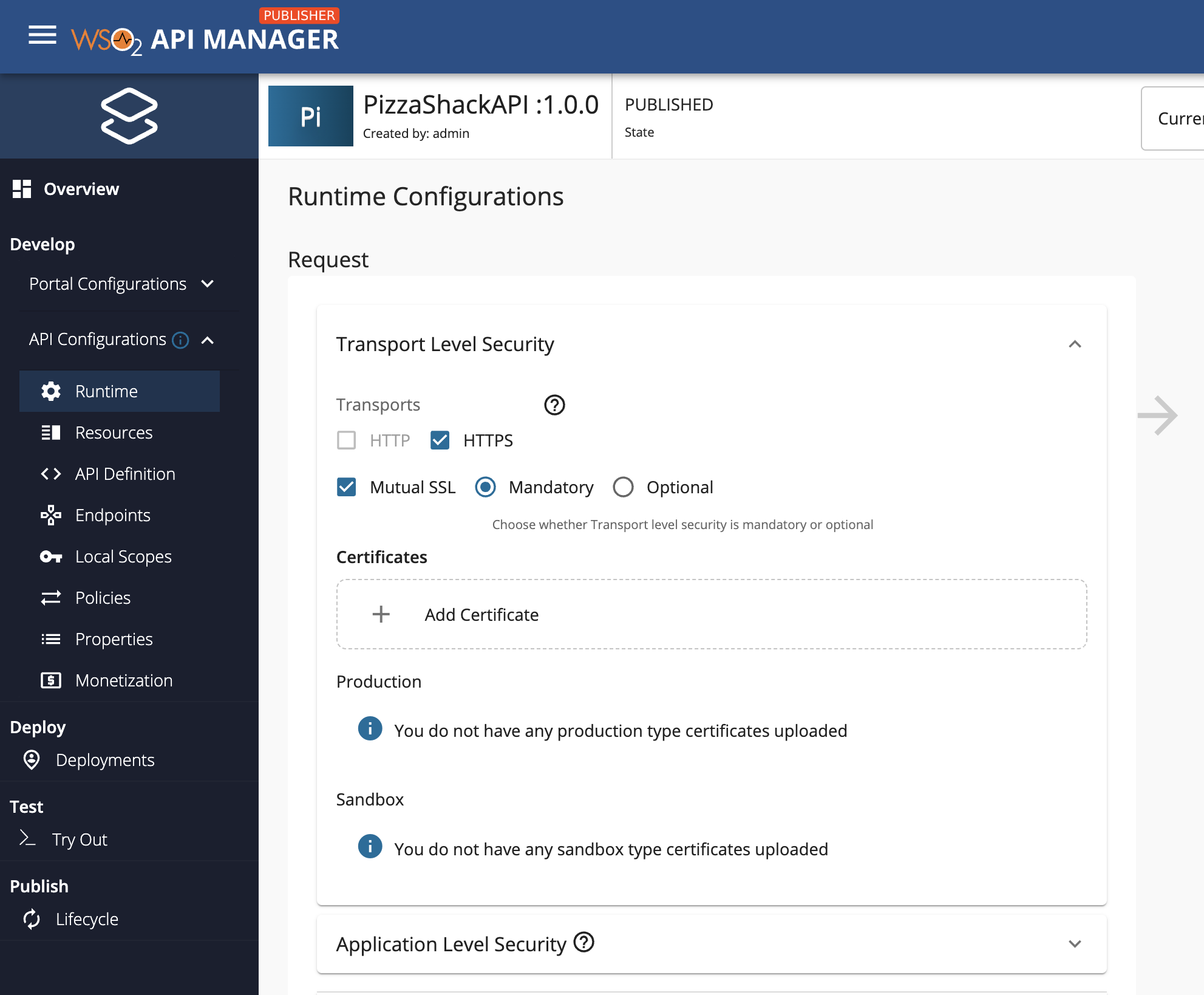 Enable mutual SSL