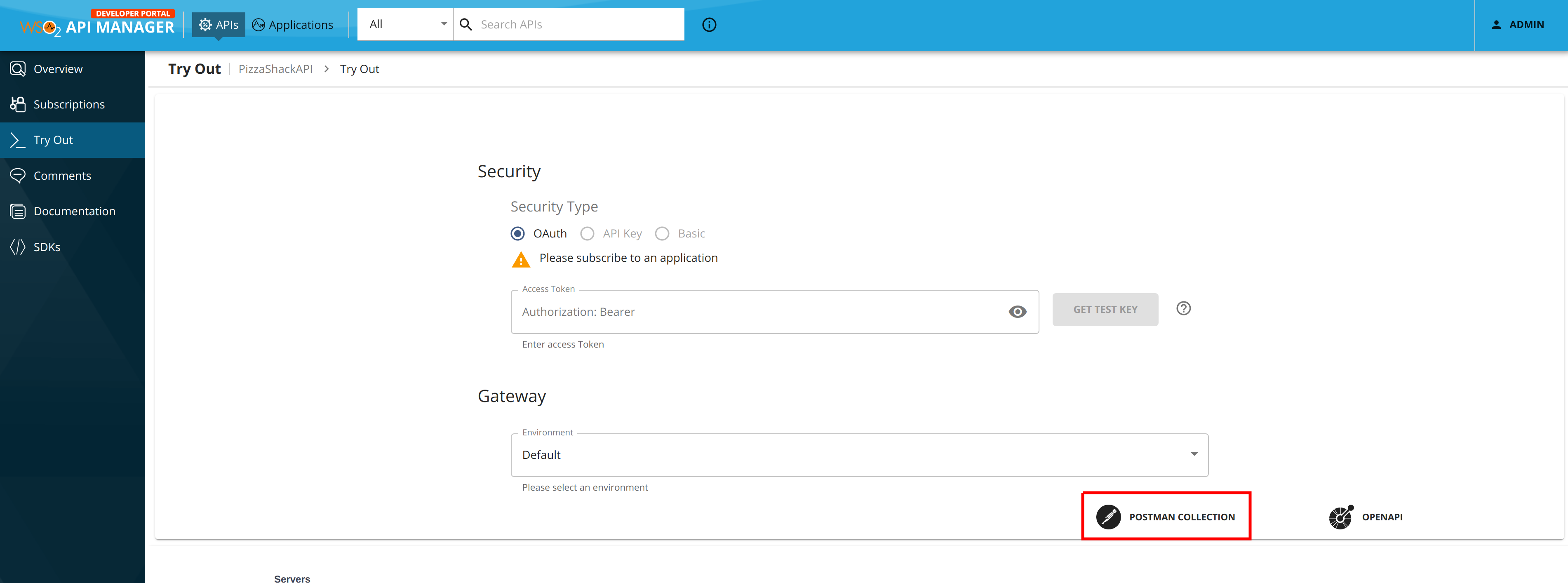 Postman - WSO2 API Manager Documentation