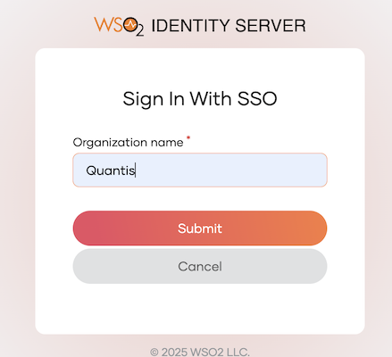 Login with SSO