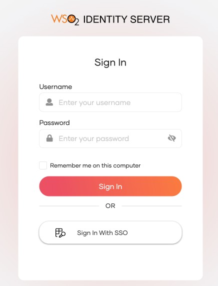 Login with SSO