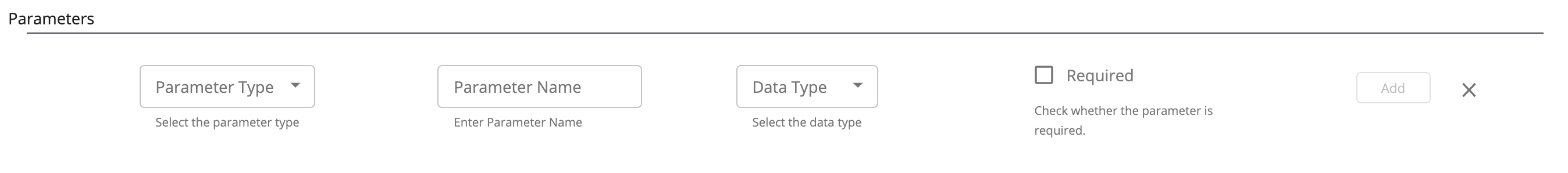 Adding params to resources