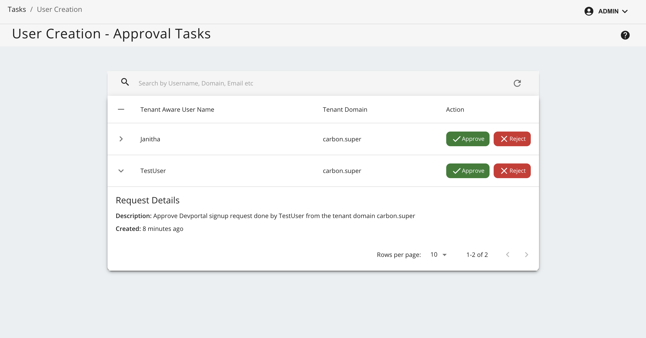 Browse resources