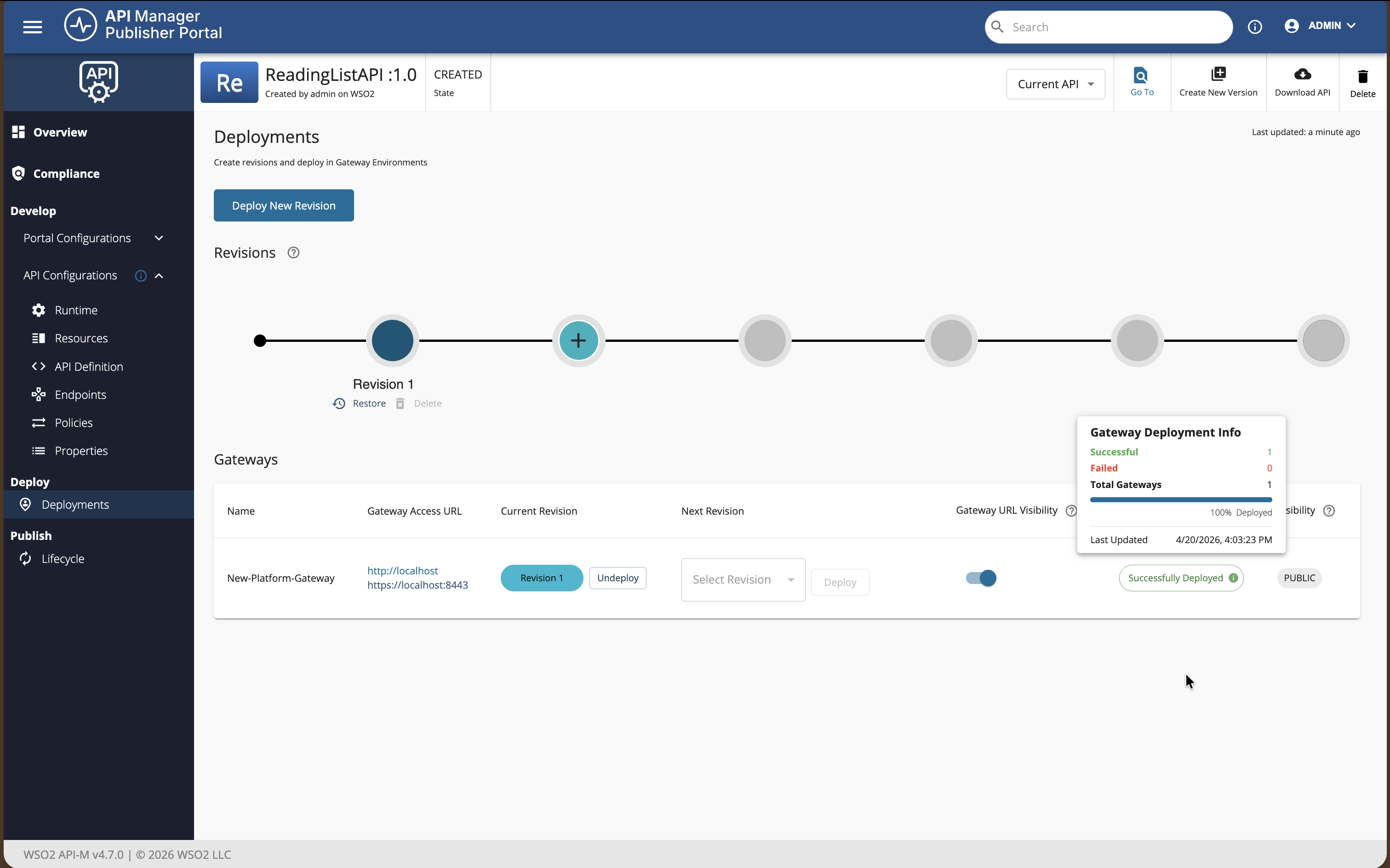 Deploy API