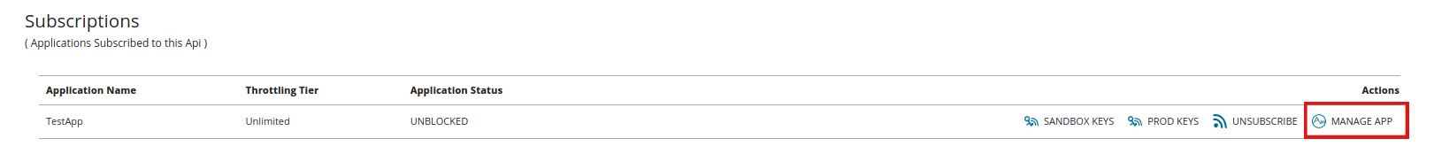 View list of credentials